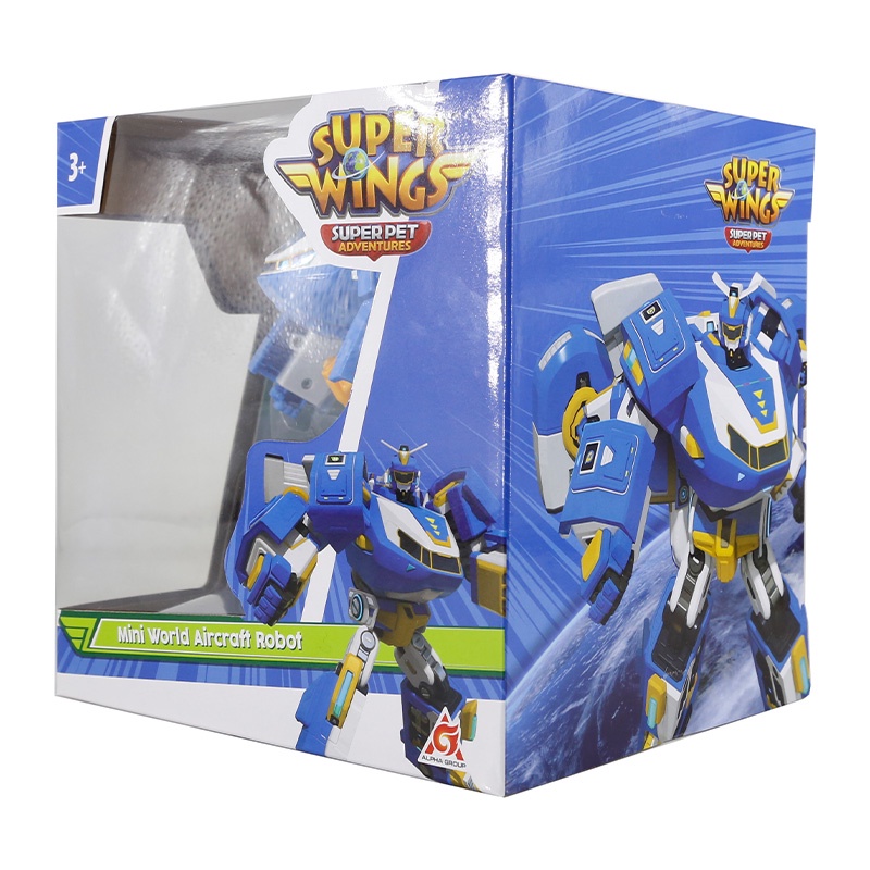 Đồ Chơi SUPERWINGS Căn Cứ Di Chuyển Trên Không Biến Hình Thành Robot Superwings Yw760288 YW760288