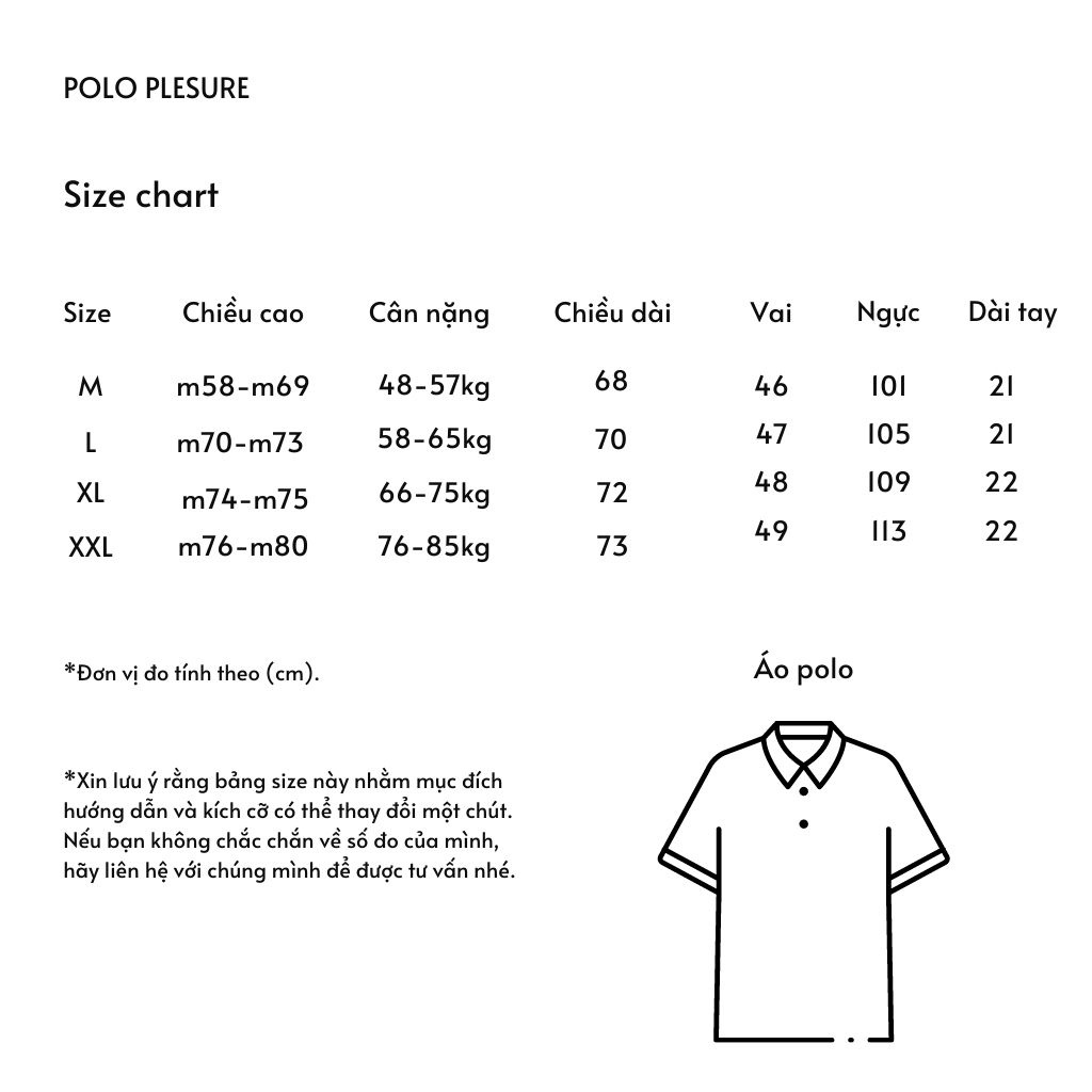 Áo Polo Nam Cổ V PoloPlesure Vải Cotton Xuất Xịn Chuẩn Form Sang Trọng Thanh Lịch