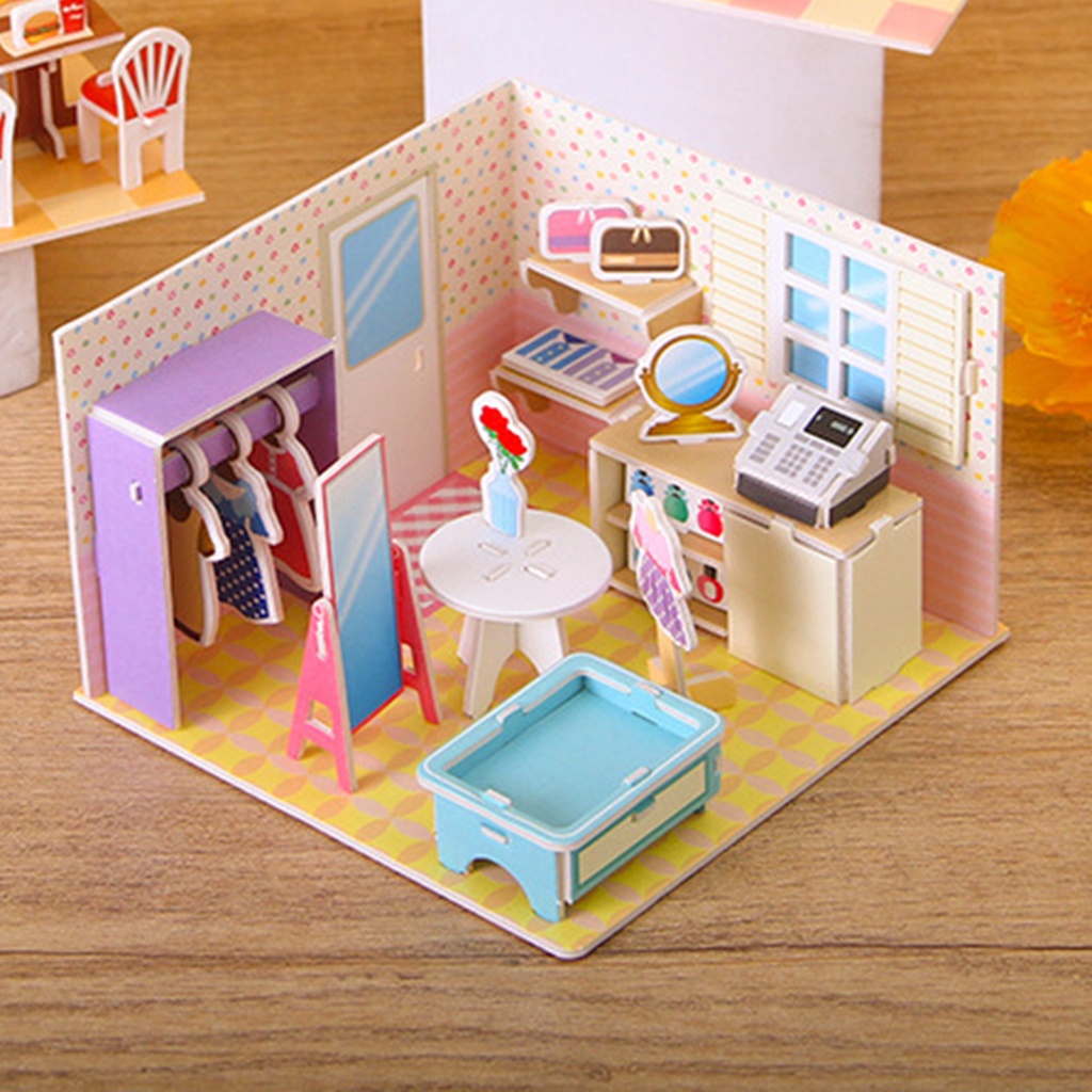 LAHOMIA Bộ Đồ Chơi Xếp Hình Bằng Giấy Và Xốp EPS DIY Cho Trẻ Em