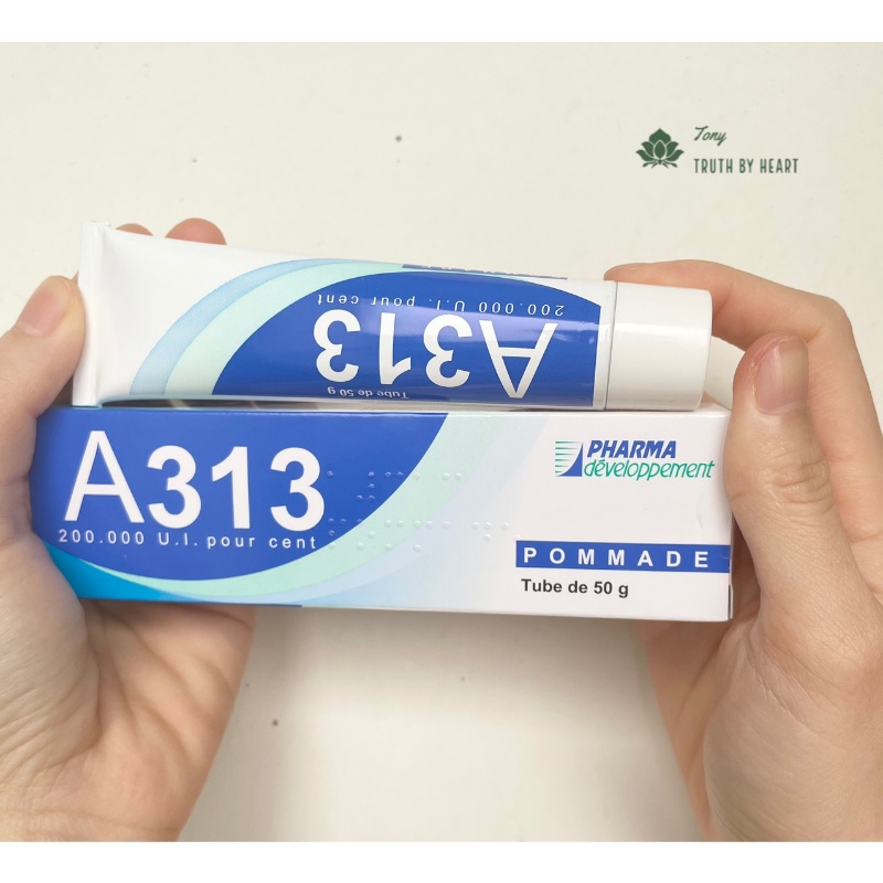 Kem retinol A313 pomade 50gr ngăn ngừa lão hóa, hết mụn, se khít lỗ chân lông, trẻ hóa da của Pháp