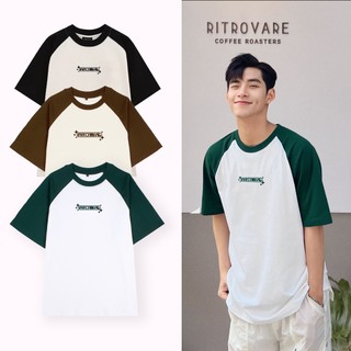 Áo thun tay lỡ Raglan ATOMIC basic phông Unisex nam nữ Cotton oversize form rộng [WAVE 41]