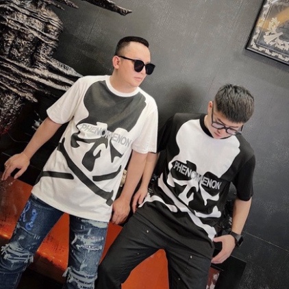 Áo phông cổ tròn nam nữ Unisex cotton in hình đầu lâu xương phenomenon đẳng cấp thời trang. | BigBuy360 - bigbuy360.vn