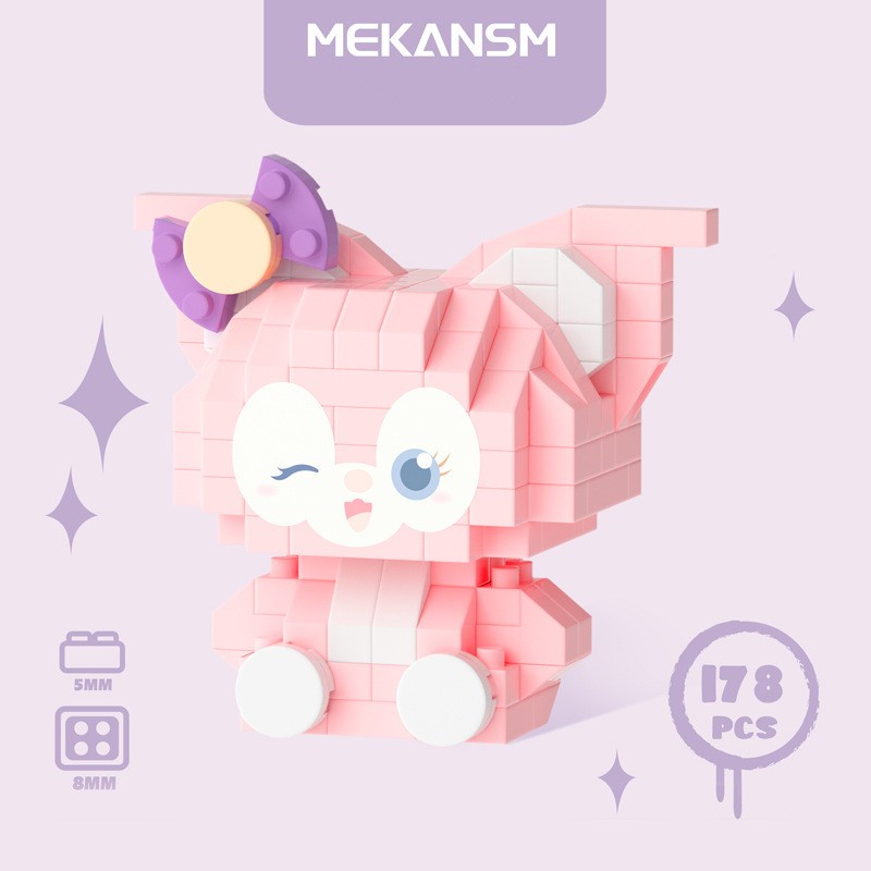 Bộ Đồ Chơi Lắp Ráp Các Khối Hình Nhân Vật Hoạt Hình Disney