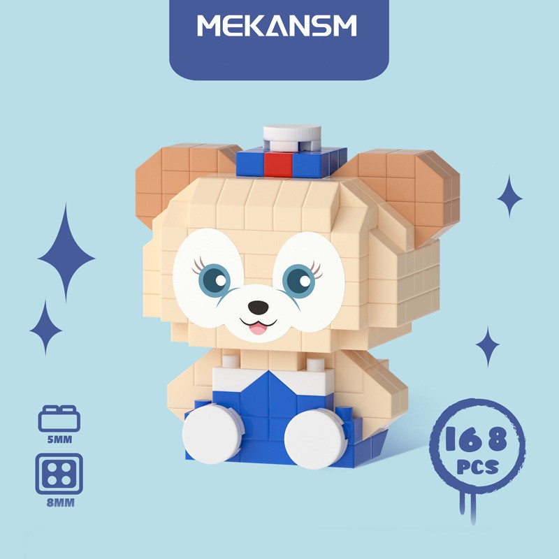 Bộ Đồ Chơi Lắp Ráp Các Khối Hình Nhân Vật Hoạt Hình Disney