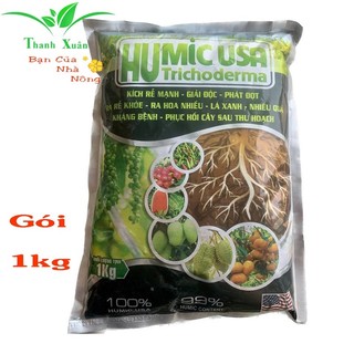 Humic usa trichoderma kích rễ -giải độc cây - phóng đọt gói 1kg