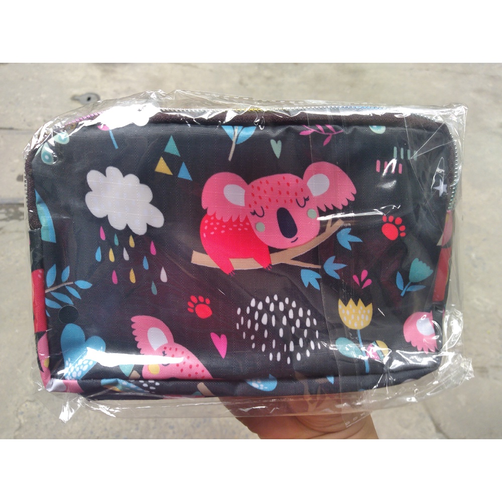 Ví cầm tay 3 ngăn vải dù siêu đẹp