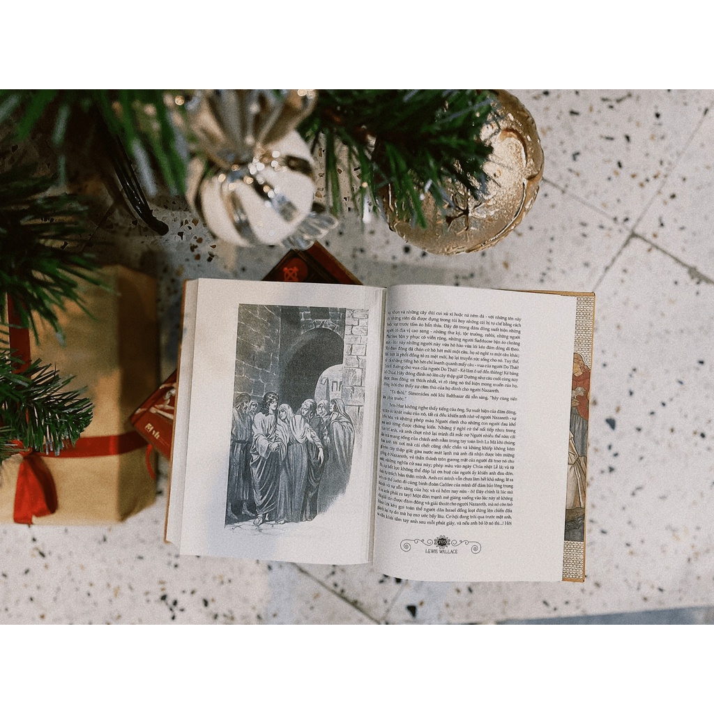 Sách Văn Học - BEN-HUR: Câu chuyện về đấng CHRIST - BẢN GIỚI HẠN BÌA VẢI tặng Bookmark và Postcard - Phúc Minh Books