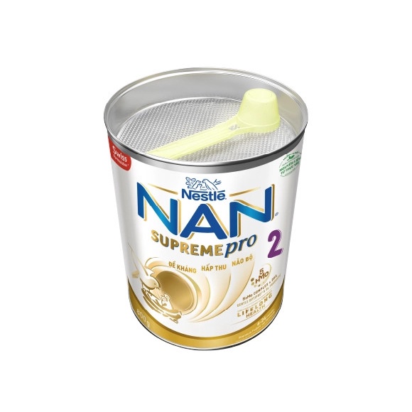 Sữa bột Netsle Nan SUPREME PRO 5HMO Số 2 800g (Mới)_Duchuymilk