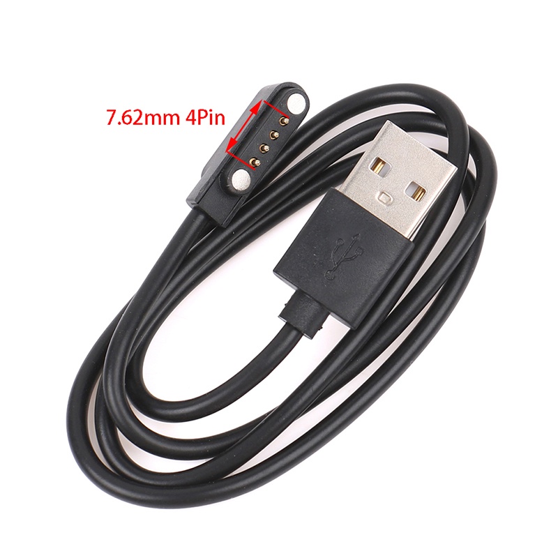 Dây Cáp Sạc Từ Tính 2 Pin 4 Pin Usb 7.62Mm 2.54Mm 4Mm Cho Đồng Hồ Thông Minh
