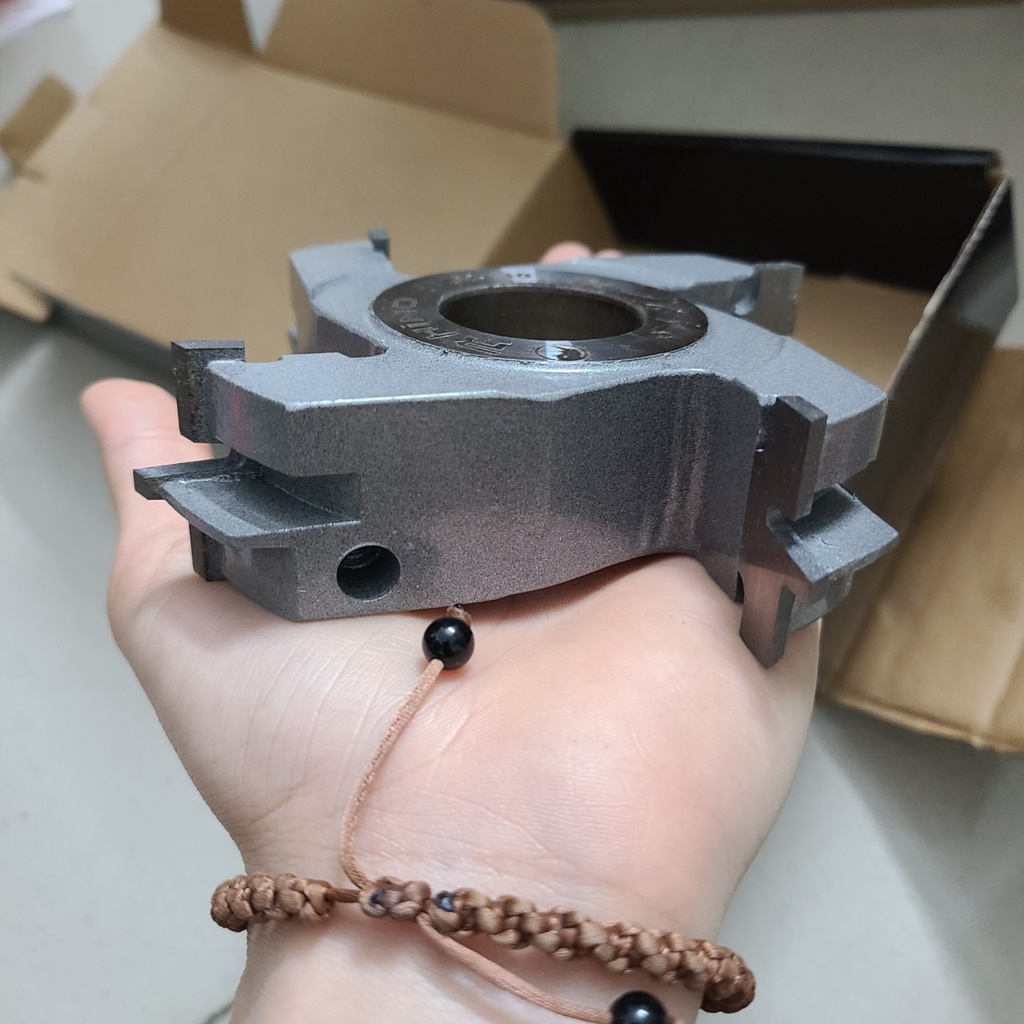 MŨI SOI GỖ GHÉP VÁN RĂNG LƯỢC 1 NHÂN 30MM TUPIE - MŨI PHAY GỖ ÂM DƯƠNG TRỤC ĐỨNG - TRỤC 25.4MM HOẶC 30MM