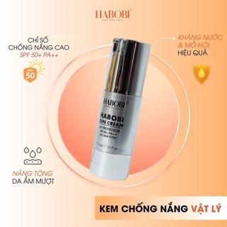 Kem chống nắng habobi siêu xịn xò spf 66 ppd 28 dành cho da dầu/hỗn hợp thiên dầu - 50ml