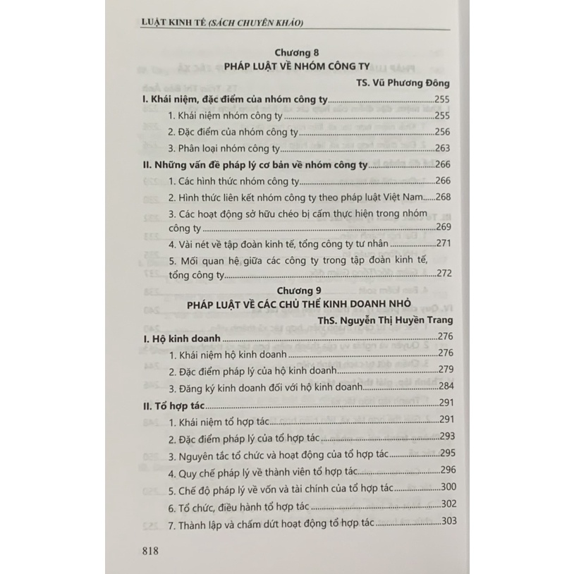 Sách - Luật kinh tế (tái bản lần thứ nhất, có sửa đổi, bổ sung)