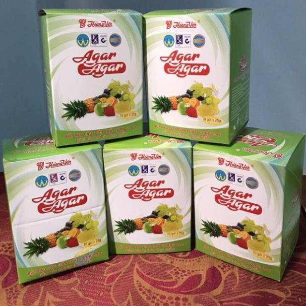 Bột thạch agar hoàng yến - bột thạch giòn