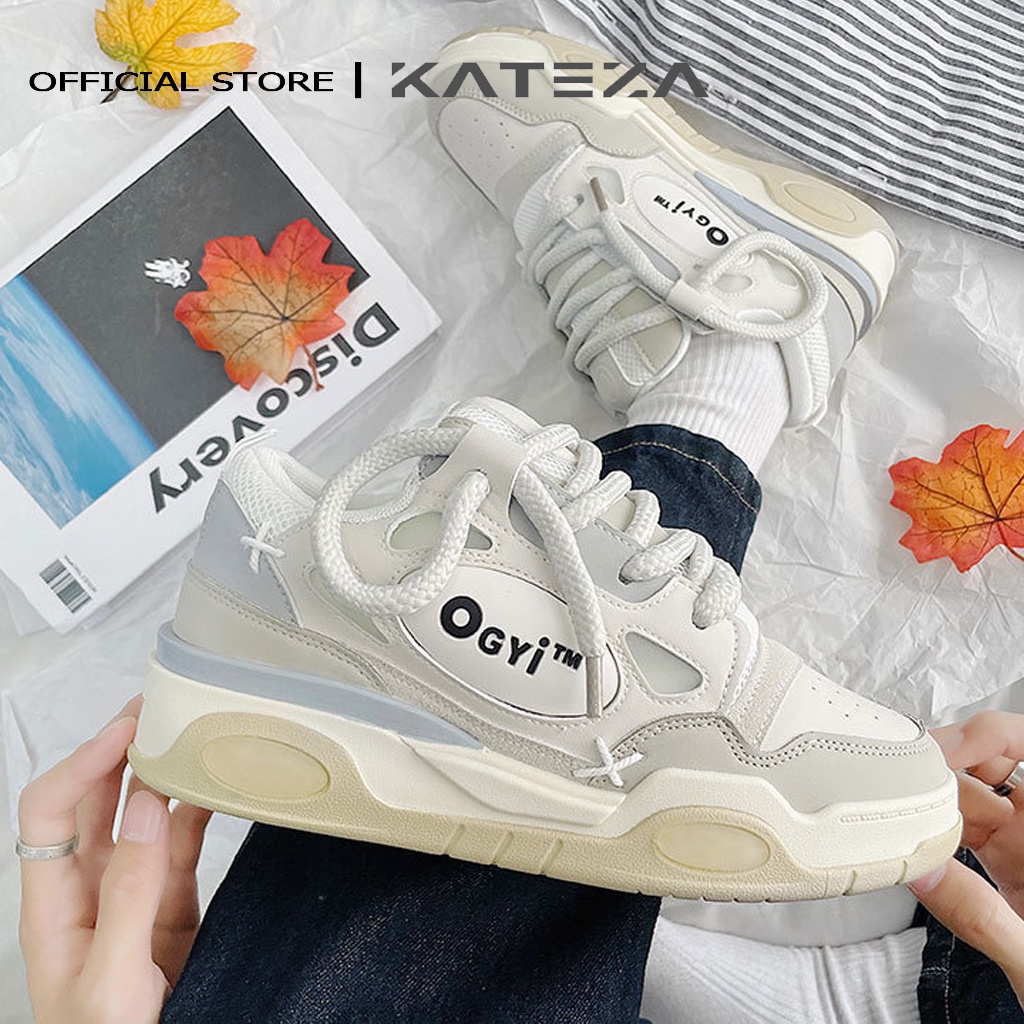 Giày thể thao nam KATEZA68 da cao cấp đế độn tôn dáng thiết kế trẻ trung năng động có size từ 39 đến 44