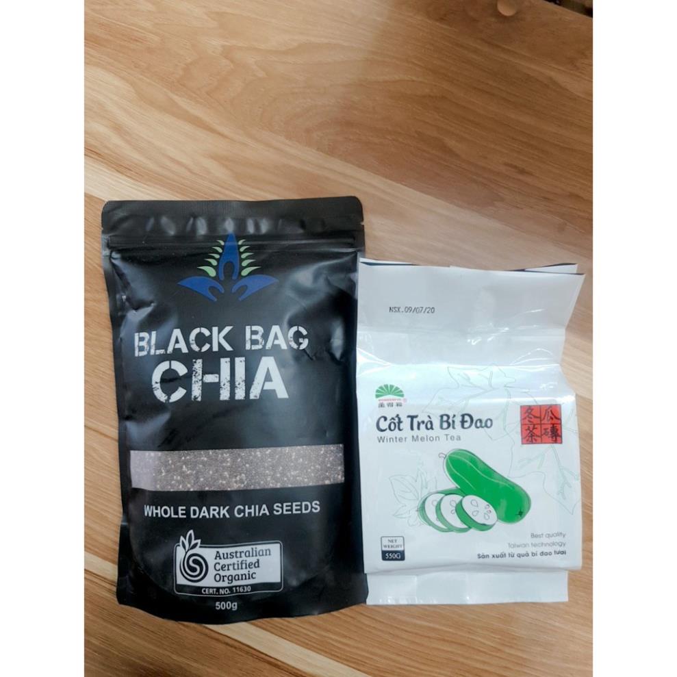 Cốt Trà Bí Đao Wonderful để làm món trà BÍ ĐAO HẠT CHIA cực ngon - gói mới 600g