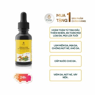 Viêm da cơ địa, nứt nẻ Minh Khang- vảy nến, chàm da, dưỡng da- dùng cho bé từ 1 tuổi- 30ml
