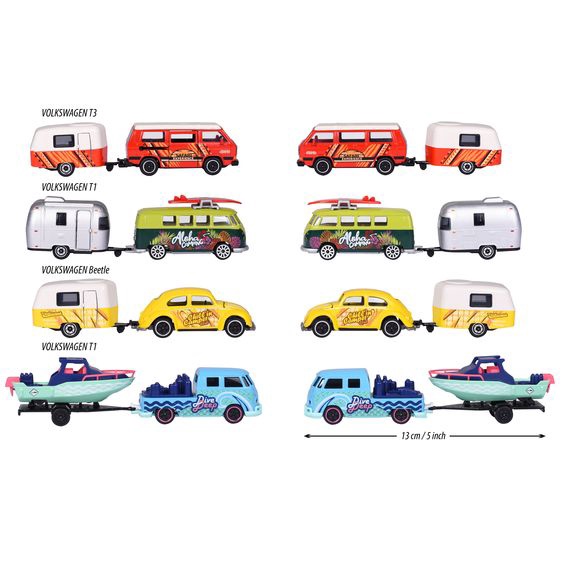 Xe Mô Hình MAJORETTE VW The Originals Trailer 212055007 - Simba Toys Vietnam