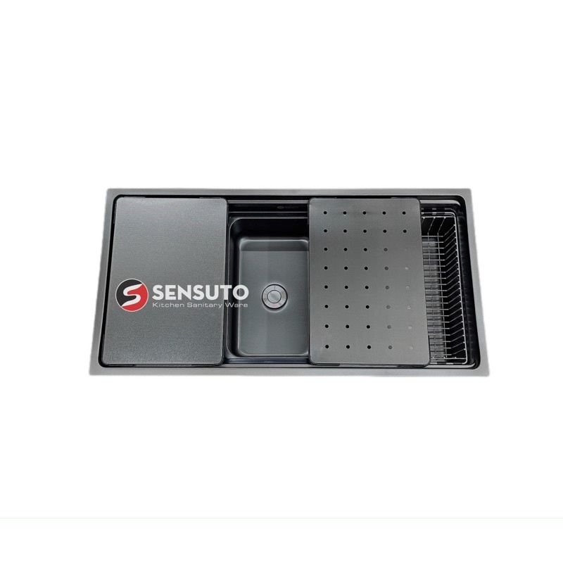 Chậu rửa chén bát 1 hố sensuto kích cỡ 86x45