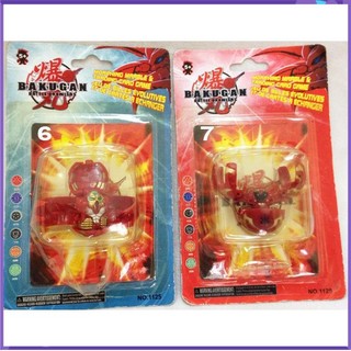 Bộ 2 cái đồ chơi chiến binh bakugan như hình gồm thẻ bài.