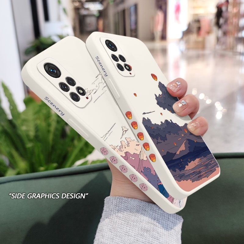 Ốp Điện Thoại Họa Tiết Phong Cảnh Anime Cho Xiaomi Redmi Note 12S 12 Pro PLus 4G 5G