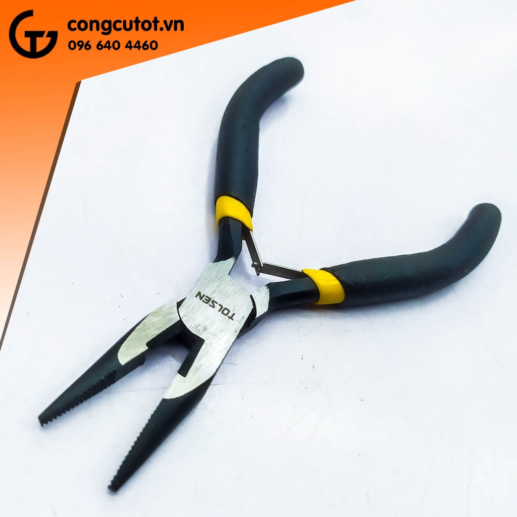 Kìm nhọn mini 4.5inch 115mm Tolsen 10031