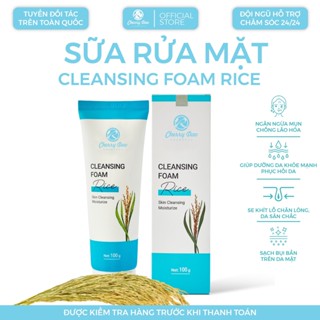 Sữa rửa mặt CRD Cherry Đào cám gạo dưỡng ẩm trắng da 100 Gr