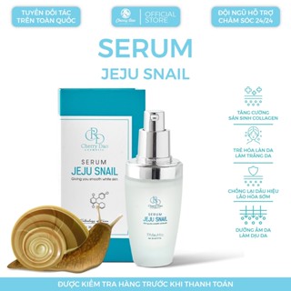 Serum vitamin dưỡng trắng da mặt - se khít lỗ chân lông - chống lão hoá Jeju Snail CRD