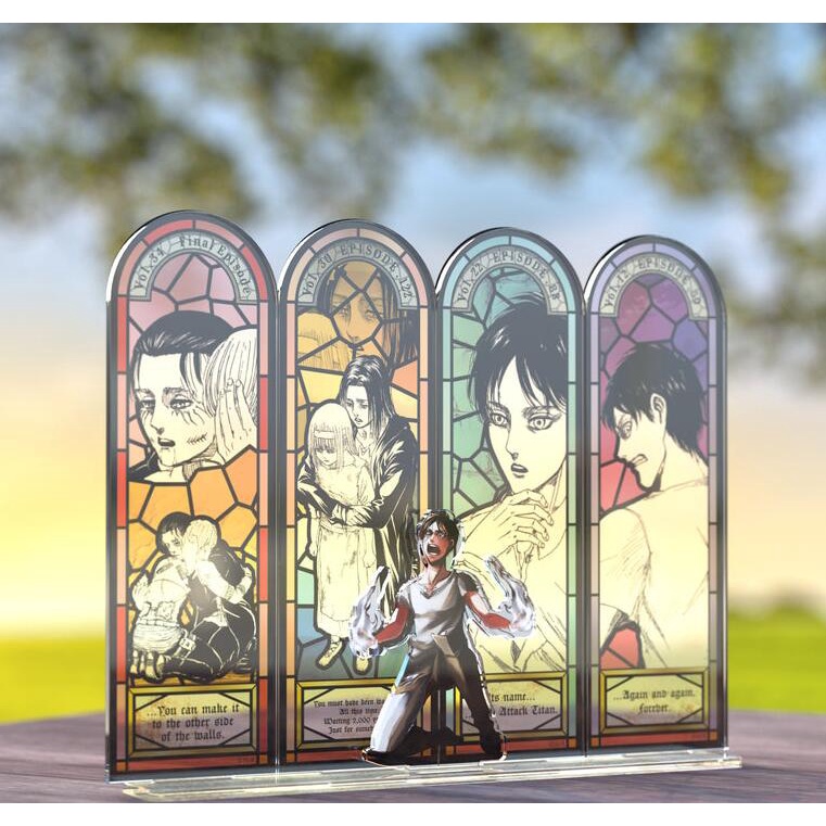 Mô Hình Nhân Vật Eren Yeager Anime Attack on Titan Bằng Acrylic