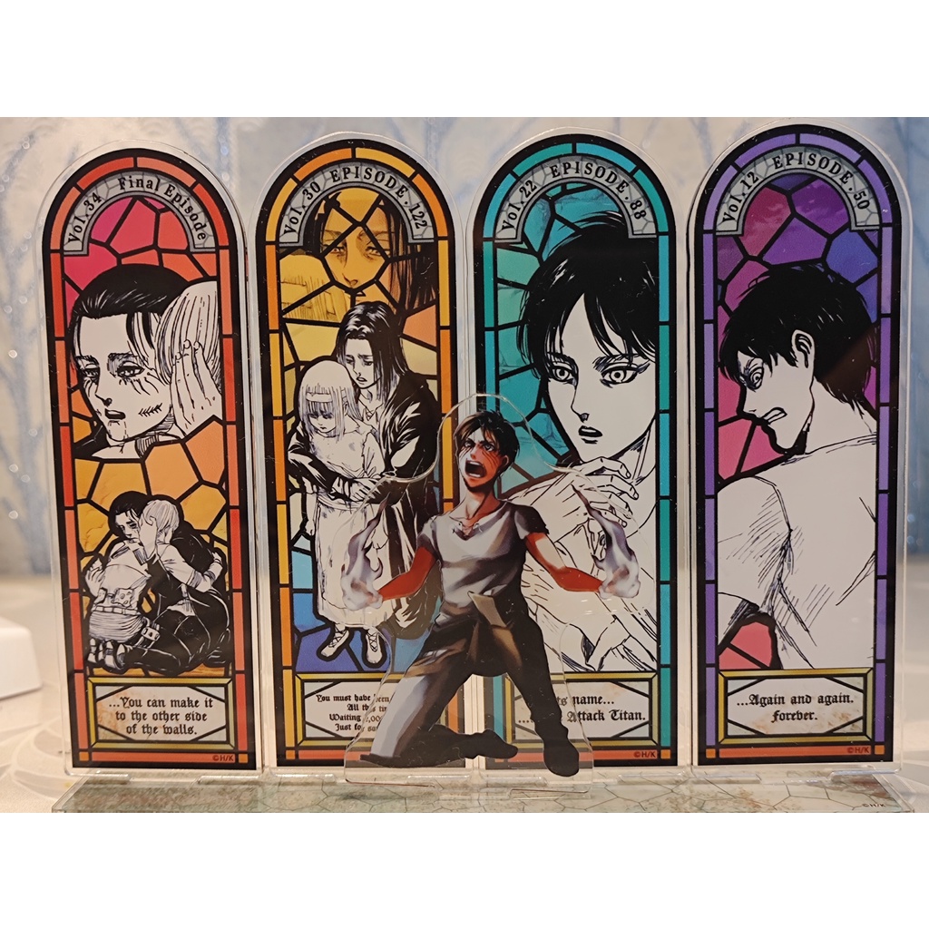 Mô Hình Nhân Vật Eren Yeager Anime Attack on Titan Bằng Acrylic