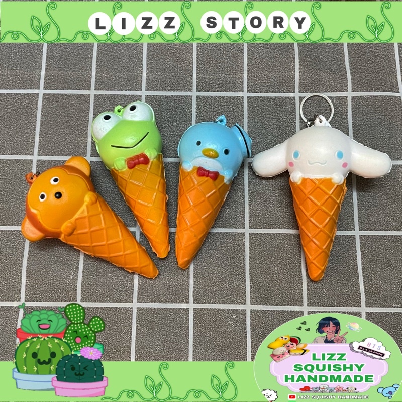 Squishy cây kem Sanrio (Đọc Mô Tả)