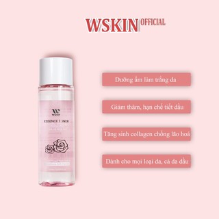 Nước hoa hồng tinh chất dưỡng trắng da wskin essence toner