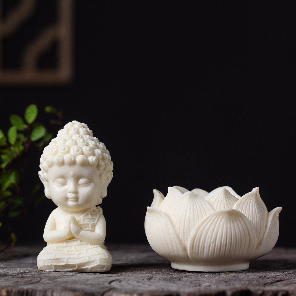 Đế Lót Ly Trà Hình Hoa Sen Phật Giáo 4.18 Dùng Trang Trí Văn Phòng