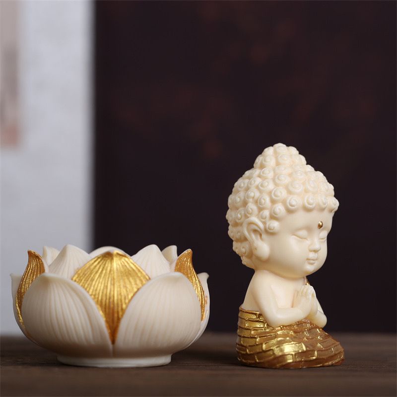 Đế Lót Ly Trà Hình Hoa Sen Phật Giáo 4.18 Dùng Trang Trí Văn Phòng