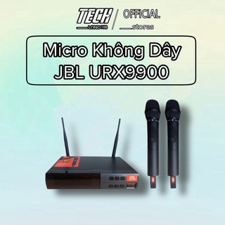 Micro không dây JBL URX9900 plus+ - 2 râu cao cấp, bắt sóng cực mạnh, hát nhạy, chống hú rít