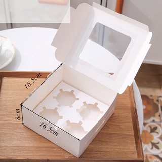 Phụ Kiện Trang Trí Bánh Kem Hộp đựng bánh cupcake hộp cupcake