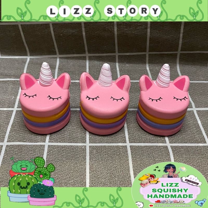 Squishy mini nhật bánh kem kì lân (Đọc Kỹ Mô Tả)