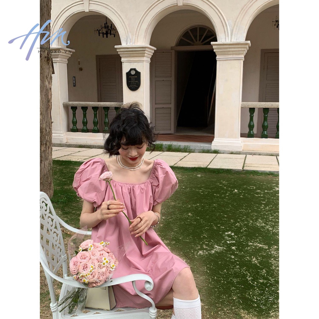 Đầm Dáng Chữ a Rộng Thời Trang Mùa Xuân 2023 Phong Cách Pháp Hàng Mới Dành Cho Bạn Nữ