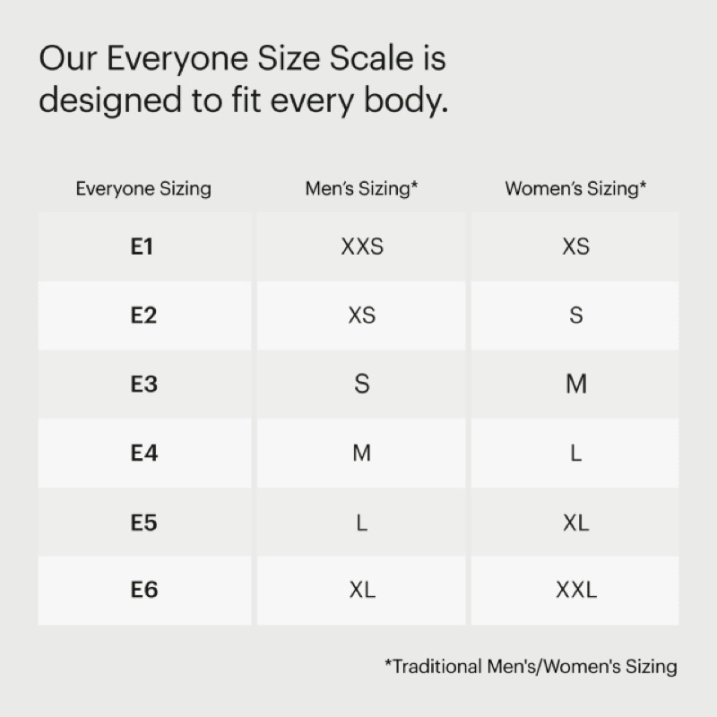 Áo phông unisex Everlane vải gai dầu dư xịn