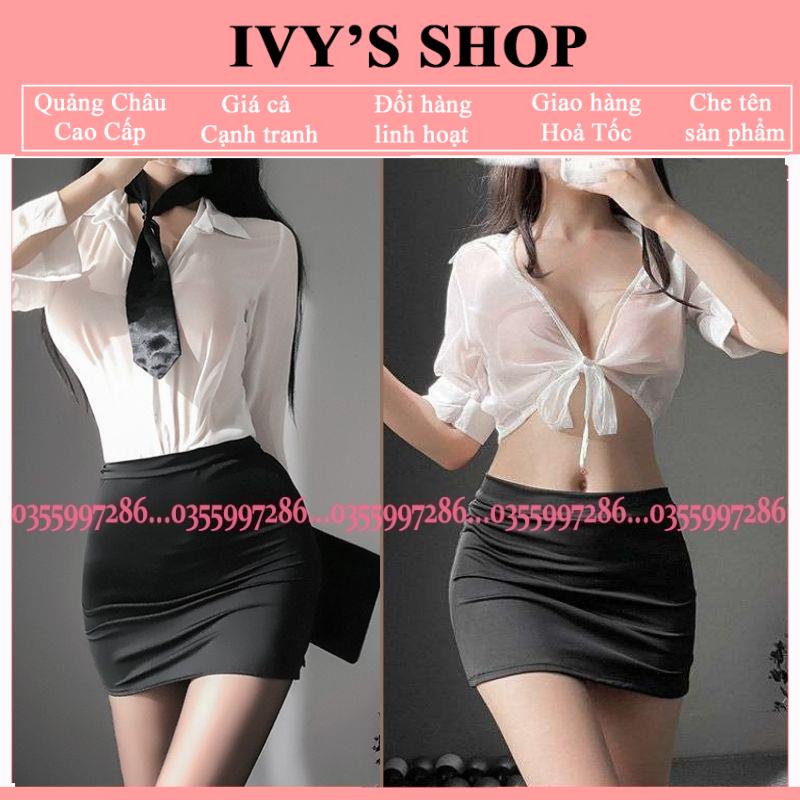 Cosplay thư ký sexy - Đồ Ngủ Nữ Gợi Cảm Hoá Trang Thư kí - Tk003 Tk005 - Ivyshop