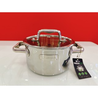 Nồi inox đáy đúc liền nguyên khối đáy từ Elmich trimax Eco 3991 size 16cm, 18cm 20cm 24cm 26cm 28cm