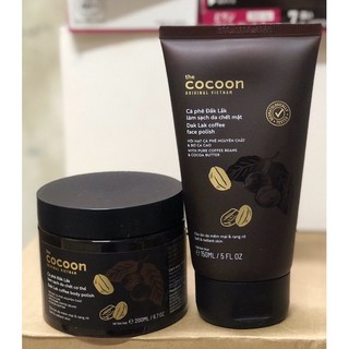 Tẩy tế bào da mặt cà phê đắk lắk cocoon 150ml