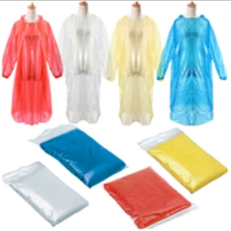 Combo 10 Áo Mưa Giấy Nhiều Màu Sắc Đi Đường Đi Phượt Có Thể Tái Sử Dụng Được