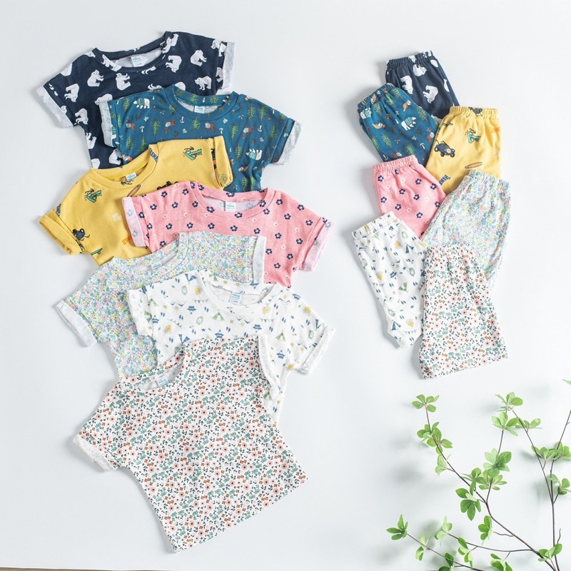 Đồ Bộ Bé Chất Liệu 100% Cotton Bé Gái Bé Trai (1-9 tuổi) OP Kids