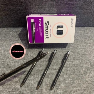 Bút bi cao cấp baoke smart b13 ngòi 1.0mm, viết trơn, mực đều