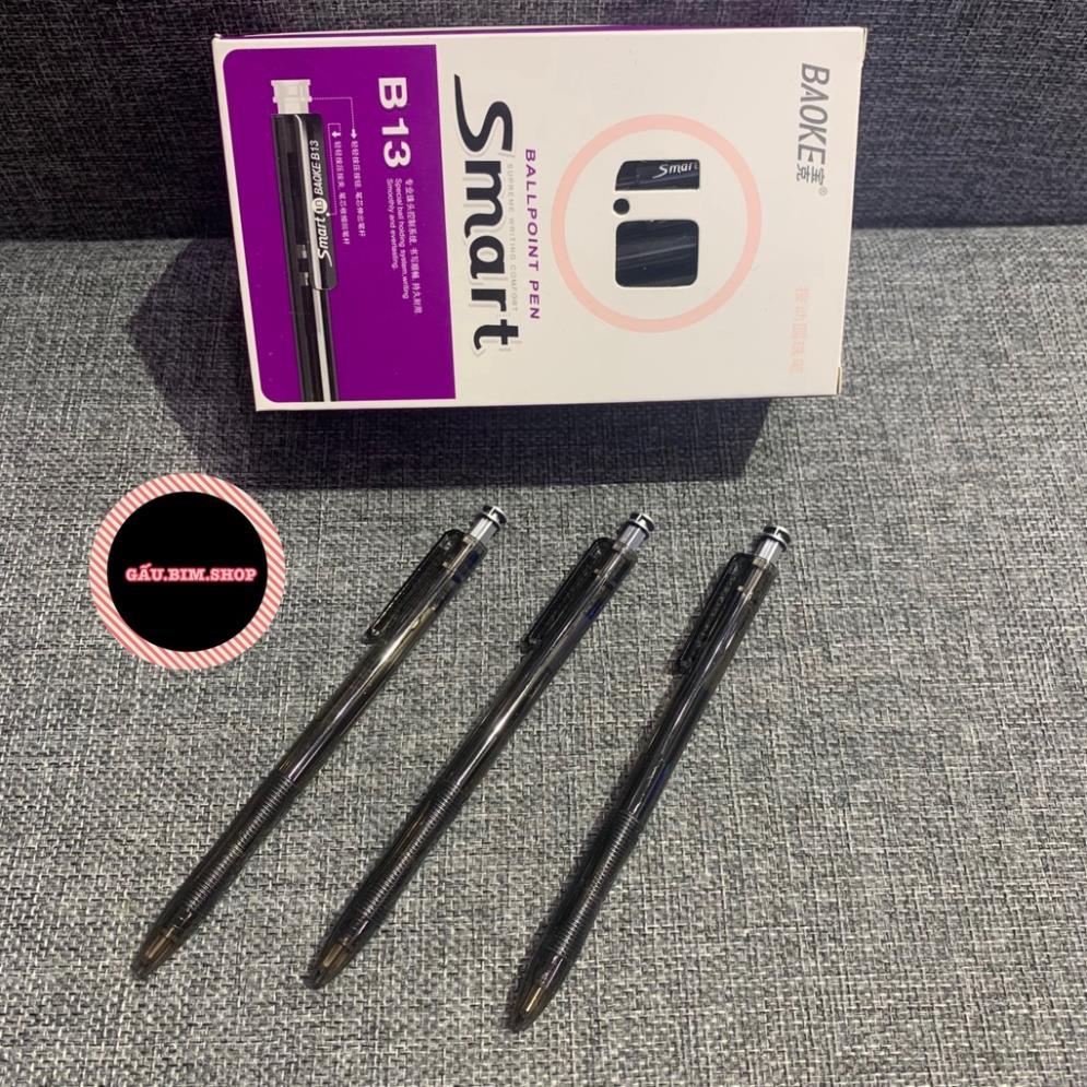 Bút bi cao cấp BAOKE Smart B13 ngòi 1.0mm, viết trơn, mực đều