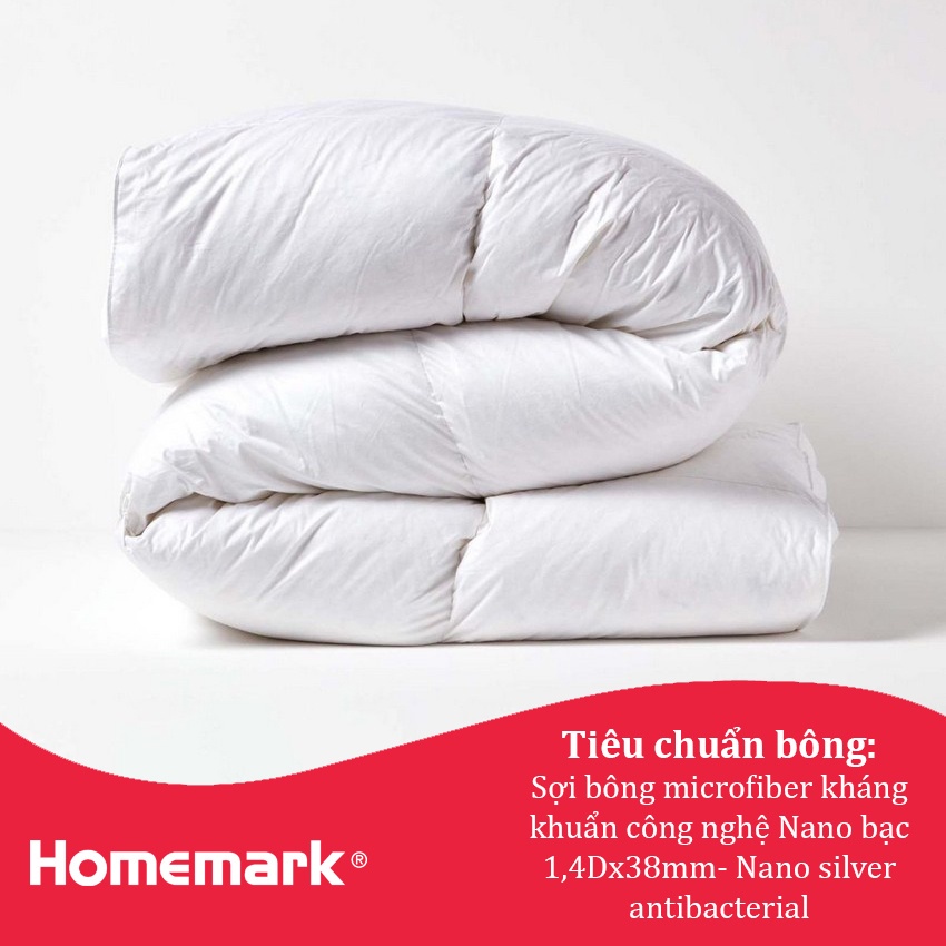 Topper nệm khách sạn cao cấp microfiber kháng khuẩn Hanvico by Homemark tiêu chuẩn chất lượng 5 sao