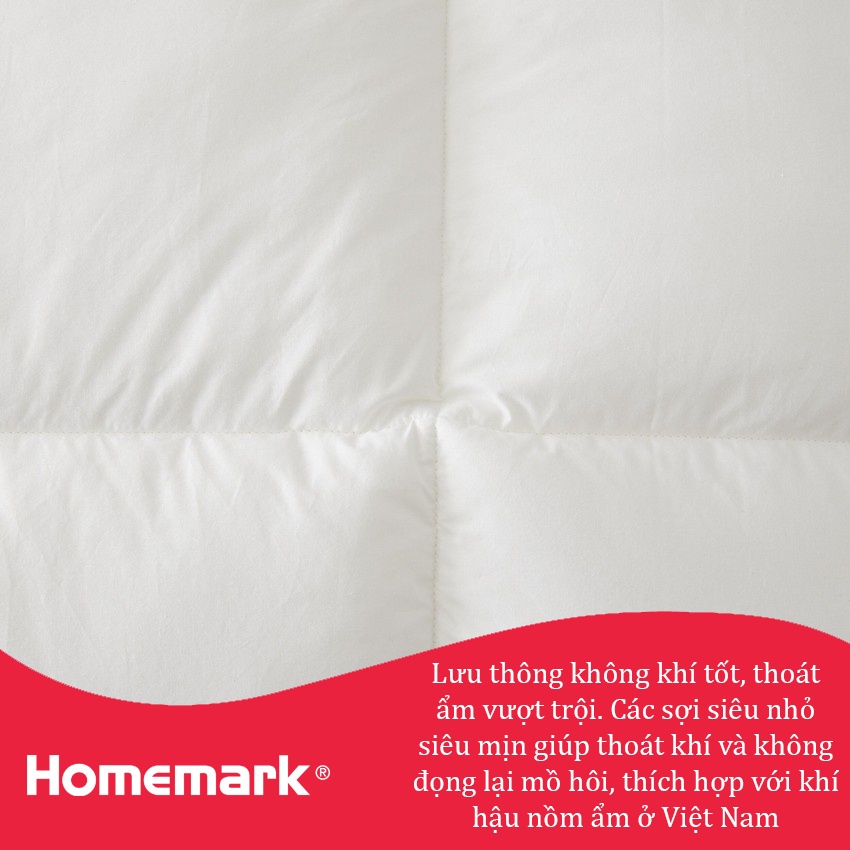 Ruột chăn bông siêu nhẹ Microfiber cao cấp HANVICO by Homemark lông vũ nhân tạo kháng khuẩn 200x220 cm