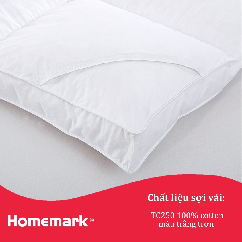 Topper nệm khách sạn cao cấp microfiber kháng khuẩn Hanvico by Homemark tiêu chuẩn chất lượng 5 sao