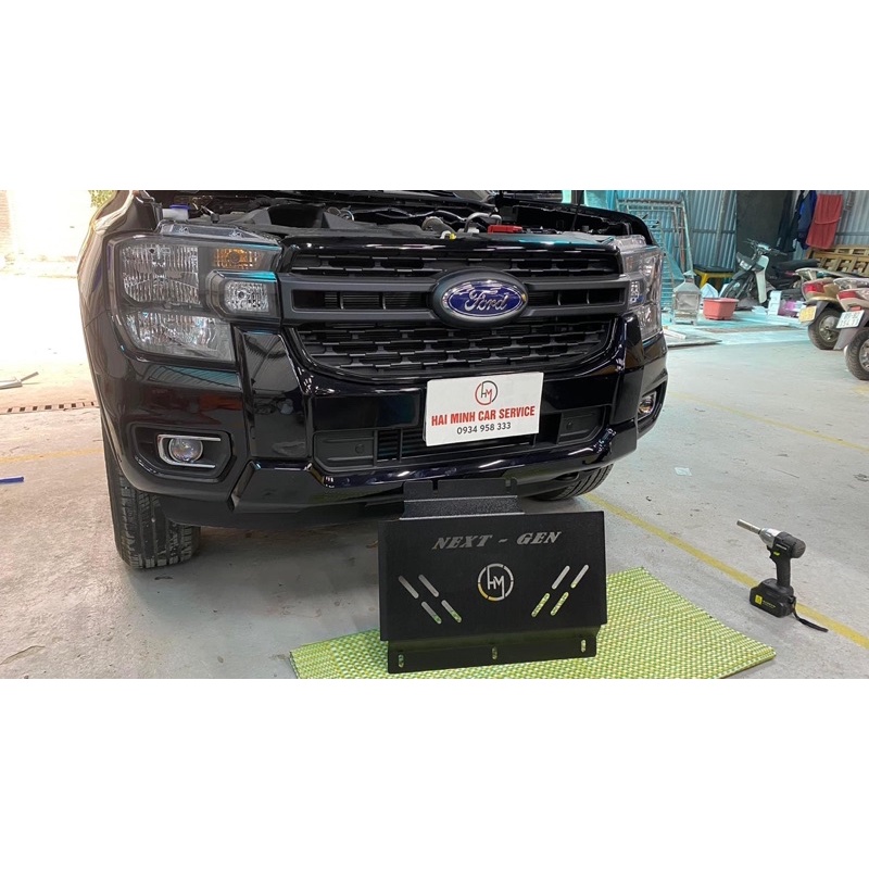 Giáp gầm bảo vệ thước lái ford nextgen