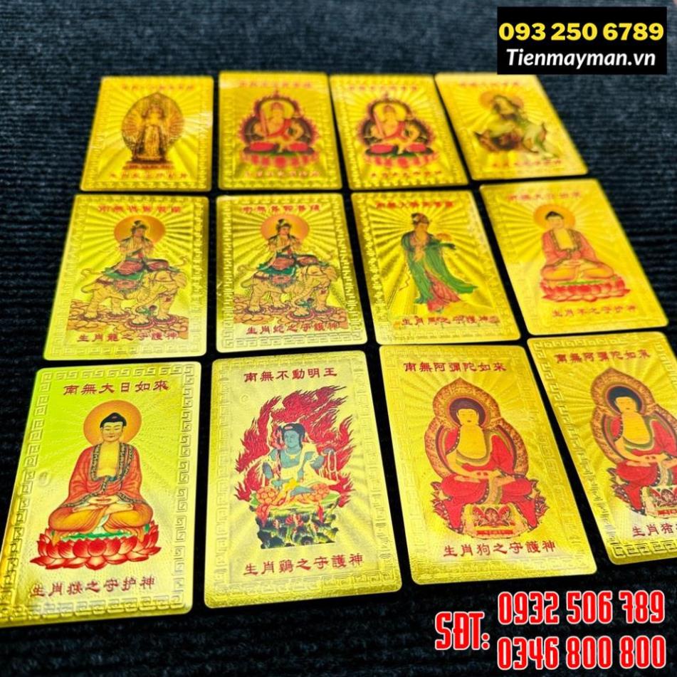 Kim Bài Phật Bản Mệnh 12 con giáp - ĐÃ KHAI QUANG , ĐÃ KHAI QUANG